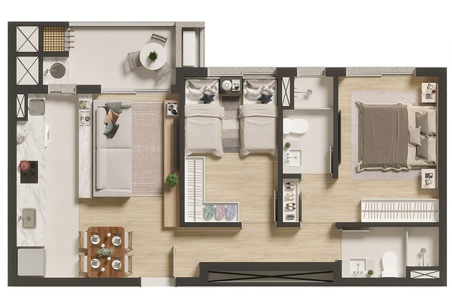 AP00100 Planta Tipo 02